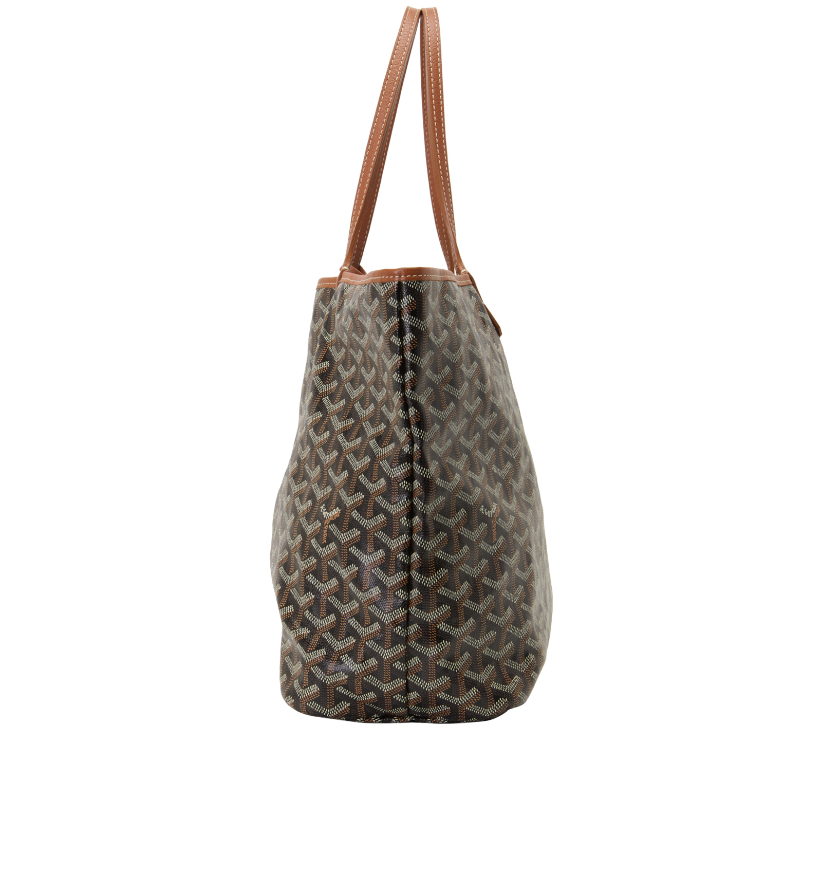 Saint Louis PM Tote, &pound;1,500, Handbags, Brown/Tan, Canvas, Bottom view